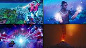 ALL FORTNITE LIVE-EVENTS (Seasons 1-14 INCLUDING *GALACTUS* EVENT)