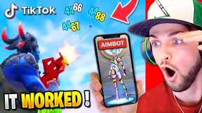 Trying Fortnite TIK TOK Viral Lifehacks! (THEY ACTUALLY WORK!)