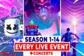 All Fortnite LIVE-EVENTS (Season 1-14 
